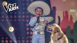 'David Tarapues canta Corriente y Canelo - Rescates | La Voz Kids Colombia 2018'