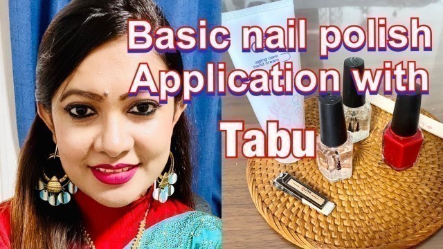 'Basic nail polish application|Nail care|Tabu vlog in japan'