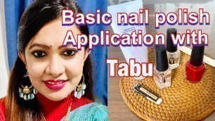 'Basic nail polish application|Nail care|Tabu vlog in japan'