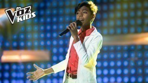 'Brayan canta ¿Qué Precio Tiene El Cielo? - Audiciones a ciegas | La Voz Kids Colombia 2018'