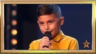 'Con 9 años, tiene VOZ PRIVILEGIADA y el PASE de ORO de Paz | Audiciones 6 | Got Talent España 2019'