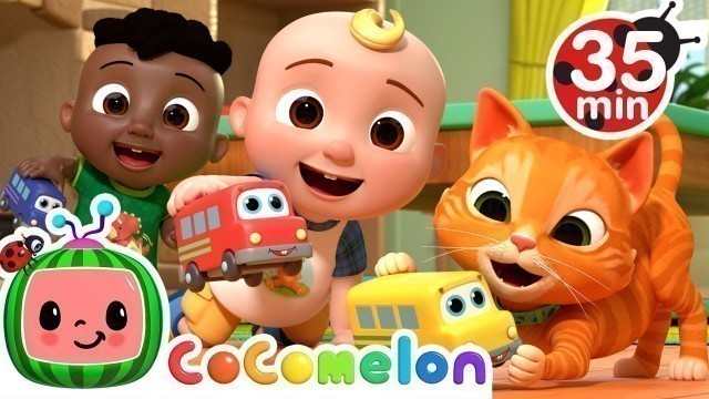 'Ten Little Buses Song + More Nursery Rhymes & Kids Songs - CoComelon'