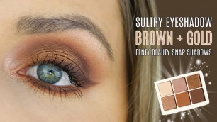 'FENTY BEAUTY SNAP SHADOWS ❤ True Neutrals Eyeshadow Tutorial'