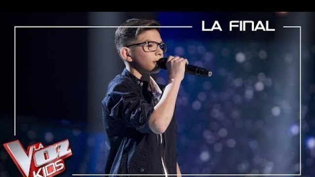 'Salva Bermúdez canta \'Y ¿si fuera ella?\' | Final | La Voz Kids Antena 3 2019'