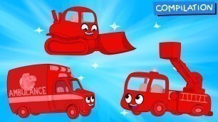 'Morphle Vehicle Adventures for Kids! (Ambulance, Firetruck, Dumptruck, Bulldozer)'