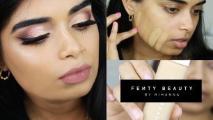 'FENTY BEAUTY FOUNDATION REVIEW! SHADE 290 | MEDIUM INDIAN SKIN TONES + SWATCHES!'