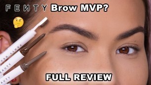 'NEW FENTY BEAUTY BROW MVP FULL REVIEW | Maryam Maquillage'