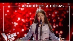 'Natalia Barone canta \'Que no daría yo\' | Audiciones a ciegas | La Voz Kids Antena 3 2019'