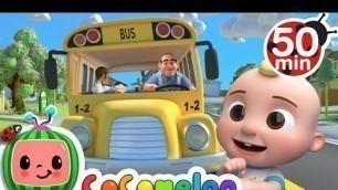 'Wheels on the Bus (School Version)  + More Nursery Rhymes & Kids Songs - CoComelon'