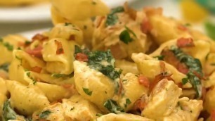 'Instant Pot Chicken Bacon Ranch Pasta Recipe Video'