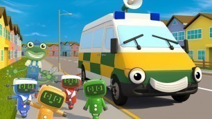 'Amber The Ambulance Song | Kids Songs | Gecko\'s Garage'