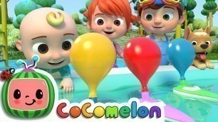 'Balloon Boat Race | CoComelon Nursery Rhymes & Kids Songs'