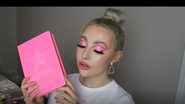 'Jeffree Star cosmetics Pink religion palette - full pink cut crease'