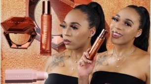 'Fenty Beauty Cognac Candy Body Lava , Cognac Candy Diamond Bomb & Match Stix Glow Purrrl'