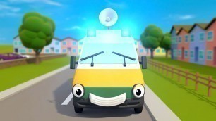 'Ambulance, Ice Cream Truck & Garbage Truck Videos | Gecko\'s Garage | Nursery Rhymes & Kids Songs'