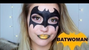 'BATWOMAN DC HALLOWEEN MAKEUP LOOK | EASY HALLOWEEN TUTORIALS'