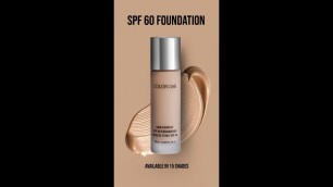 'How to apply Colorbar SPF 60 Foundation | Makeup Tutorial | Colorbar Cosmetics'