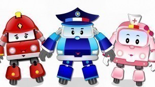 'Fire Truck with Police Car and Ambulance | Super Cars Cartoon for kids'