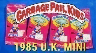 'What\'s Inside 1985 Garbage Pail Kids U.K. Mini Card #shorts'