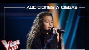 'Yara Díez canta \'Qué hay más allá\' | Audiciones a ciegas | La Voz Kids Antena 3 2019'