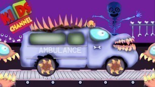 'Ambulance | scary car garage | kids videos'