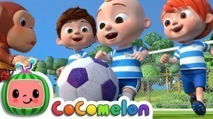 'The Soccer (Football) Song | CoComelon Nursery Rhymes & Kids Songs'