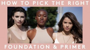 'HOW TO PICK THE RIGHT FOUNDATION AND PRIMER | FENTY BEAUTY'