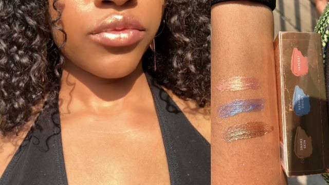 'Fenty beauty Iridescent Lip Luminizer Trio Review+ Demo'