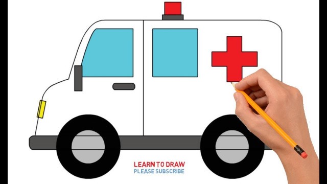 'How to Draw Ambulance Step by Step Easy For Kids'