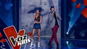 'Yatra y Tini cantan Cristina | Yatra y Sus Amigos | La Voz Kids Colombia 2019'