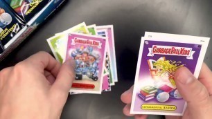 'Garbage Pail Kids Book worms opening more packs'