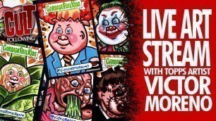 'Live Art Stream - Garbage Pail Kids Bookworms Return Drawing Stream'