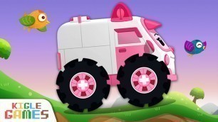 'Ambulance Amber | Robocar Poli\'s Repair Play | Policecar Firetruck Ambulance | KIGLE GAMES'