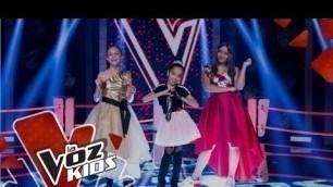 'Angie, Nataly y Maite cantan en las Súper Batallas | La Voz Kids Colombia 2019'