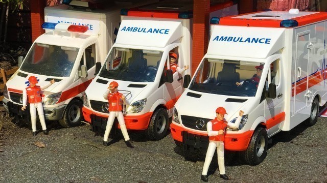 'BRUDER TOYS news 2017 - AMBULANCE delivery! | Kids video'