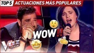 'Las ACTUACIONES MÁS POPULARES de La Voz'