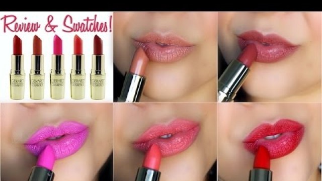 'Gerard Cosmetics Lipstick 5 Pack Review & Swatches!'