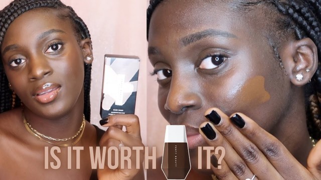 'FENTY BEAUTY SKIN TINT | FENTY BEAUTY EAZE DROP SKIN TINT + REVIEW AND FIRST IMPRESSIONS 2021'