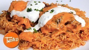 'One Pot Buffalo Chicken and Rice Recipe | Quick Dinner Recipes | Buffalo Chicken Recipes | Twisted'