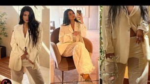 'Kylie Jenner Goes Shirt Free In a Pantsuit at Hulu\'s Malibu Launch Party (Video) 2022'