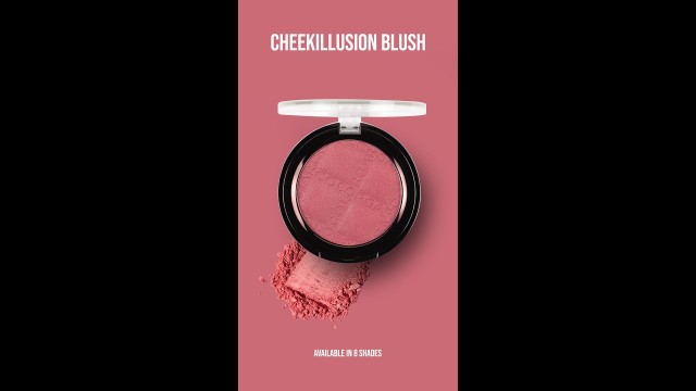 'Colorbar Cosmetics - How to apply Cheekillusion Blush | Face Makeup'