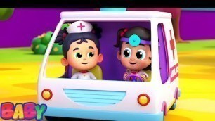 'Wheels On The Ambulance + More Children Rhymes & Pretend Play Song'