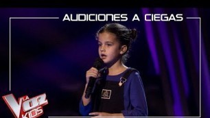 'Alicia Paramés canta \'A million dreams\' | Audiciones a ciegas | La Voz Kids Antena 3 2019'