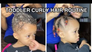 'Toddler Curly Hair Routine For Moisture & Growth'