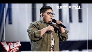 'Alan Brizuelo canta \'Corre\' | Semifinal | La Voz Kids Antena 3 2019'