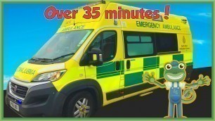 'Gecko Meets an Ambulance and More Vehicles For Children | Gecko\'s Real Vehicles'