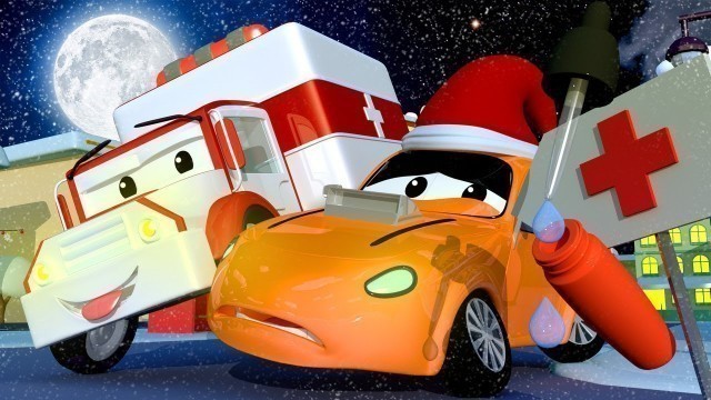 'Ambulance videos for kids -  Tyler the TYKER is too SICK to go to the Christmas Party - Car City'