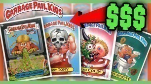 'GARBAGE PAIL KIDS CARDS WORTH MONEY - MOST VALUABLE CARDS!!'