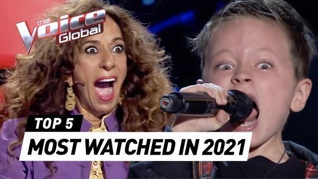 'The Voice Kids Spain 2021: MOST TRENDING Blind Auditions 