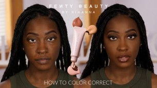 'NEW Fenty Beauty Bright Fix Eye Brightener Concealer l Pumpkin l Too Much Mouth'